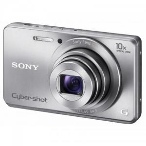 Aparat foto compact Sony Cyber-Shot DSC-W690 silver+ card SD 4GB + Husa