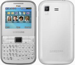 Telefon mobil Samsung C3222 Chat Dual Sim White