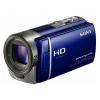 Camera video hd sony hdr-cx130e blue + card