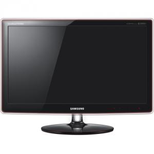 Monitor LCD Samsung 24'', Wide, TV Tuner, Full HD, DVI, HDMI, Boxe, Rose Black, P2470HD