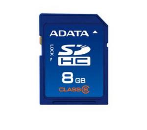 Card memorie SDHC A-Data 8GB ASDH8GCL6-R