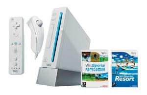 Consola Nintendo Wii Sports Resort Pak White cu Wii Remote Plus