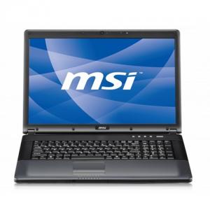 Laptop MSI CR700X-060xEU cu procesor Intel Pentium Dual Core T4500 2.3GHz, 4GB, 500GB, FreeDOS, Negru