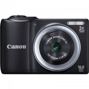 Aparat foto compact Canon PowerShot A810 16MP Black