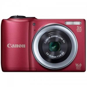 Aparat foto compact Canon PowerShot A810 16MP Red