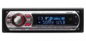 Radio CD AUTO Sony CDX-GT54, 4x52W, CD-R/RW, Mp3, USB, iPod 1-wire, Panou detasabil, Aux IN