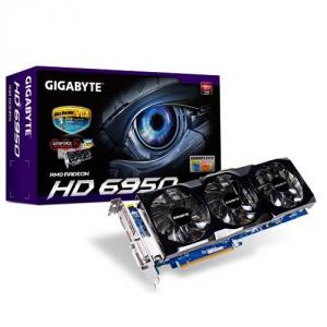 Gigabyte AMD Radeon HD6950, 1GB, GDDR5, 256bit, HDMI, DVI, CrossFireX, PCI-E