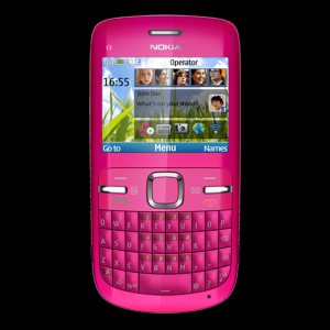 Smartphone Nokia C3 Pink