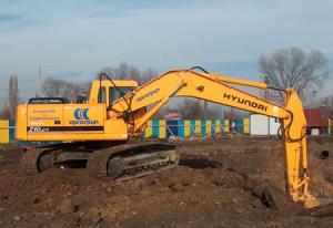 Hidromotor excavator Hyundai