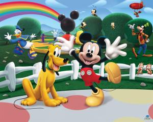 Tapet Walltastic Mickey Mouse Clubhouse