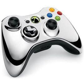 Controller Wireless Chrome Silver Xbox360