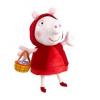 Figurina Peppa Pig Supersoft Plush Red Riding Hood Peppa