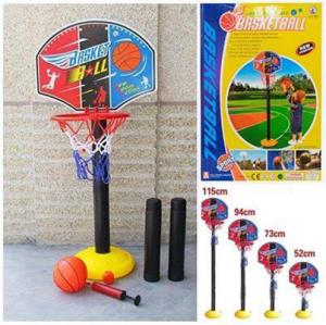 Jucarie cos de baschet pentru copii cu minge si pompa incluse (inaltime 115 cm)
