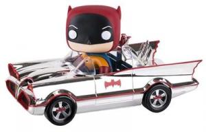 Figurina Pop! Rides 1966 Chrome Batman Classic Tv Series Batmobile