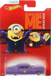 Masinuta Despicable Me Hot Wheels Car Minions Fish D & Chip D