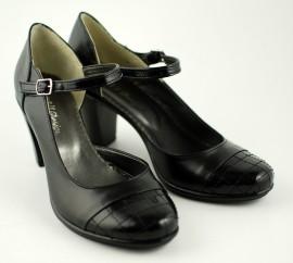 Pantofi dama piele naturala cu varf lacuit - eleganti casual - Made in Romania