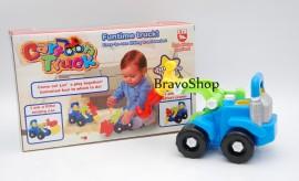 Set de asamblat Tractor - Jucarie creativ-educativa pentru copii!