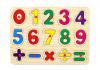 Puzzle din lemn cu cifre - invata sa numeri ZY255B