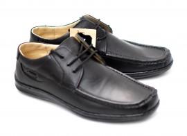 Pantofi barbati sport - casual negri din piele naturala - Made in Romania
