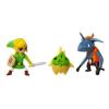 Set Figurine World Of Nintendo The Legend Of Zelda Windwaker Hd: Link, Makar Si Bokoblin