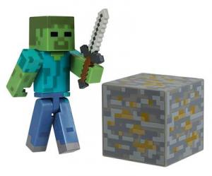 Set Figurine Minecraft 3-Inch Zombie Action Figure