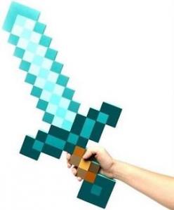 Jucarie Minecraft Foam Diamond Sword 276