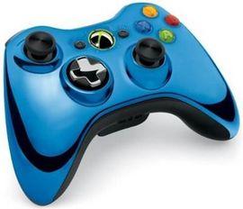 Controller Wireless Chrome Blue Xbox360