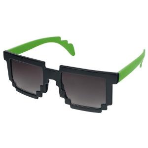 Ochelari De Soare Minecraft Groof Black And Green Pixel