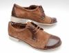 Pantofi dama piele naturala (intoarsa) varf lacuit casual-eleganti /