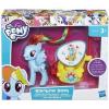 Jucarie hasbro my little pony spin along chariot rainbow