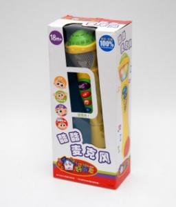 Microfon de jucarie pentru copii, cu amplificator voce si lumini