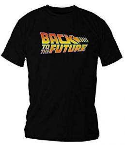 Tricou Back To The Future Color Logo Black Marimea L