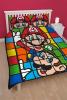Set De Pat Dublu Nintendo Mario Games Retro