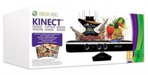 Set Kinect Sensor Bundle Kinect Adventures Fruit Ninja And Gunstringer Xbox360
