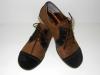 Pantofi dama piele naturala casual p10 / pantofi piele intoarsa maro