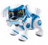 Teksta dalmatian robotic puppy blue - caine robot noua jucarie a