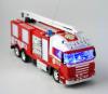 Masina de pompieri de jucarie cu Telecomanda si lumini (30x13x9 cm)