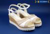 Sandale dama din piele naturala cu platforma 7 cm - cod S106AB
