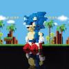 Sonic the hedgehog pixel bricks