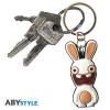 Breloc rabbids screaming rabbid pvc keychain