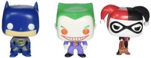 Set Figurine Pocket Pop Batman Mini Vinyl Tin Batman Harley Joker