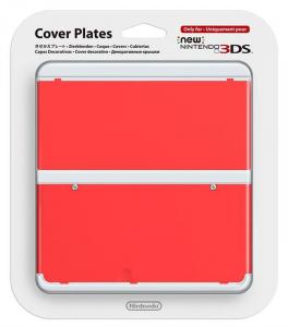 Carcasa Nintendo Official Cover Plate Red Nintendo 3Ds