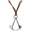Medalion assassin s creed brown necklace with logo