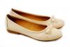 Balerini dama eleganti - casual piele naturala bej -