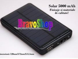 Incarcator solar 5000 mAh - SOLAR POWER BANK