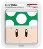 Carcasa nintendo official cover plate for new 3ds green