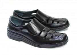 Pantofi barbati piele naturala casual - eleganti Negri - Made in Romania!