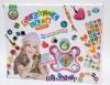 Margele din ceramica - set de confectionat si pictat (8 culori) -