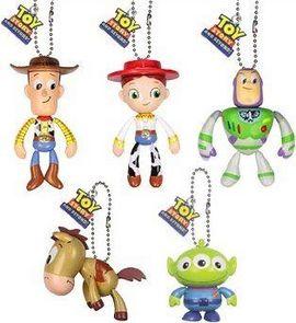 Toy Story Gatcha Capsule 3 Capsule Gift Pack Swinging Figures (Guaranteed 3 Different Characters)