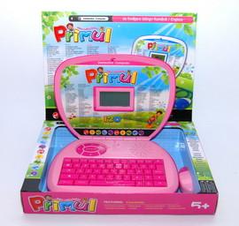 Mini laptop de jucarie copii, cu 120 de aplicatii interesante (limba engleza si romana) - 2 culori